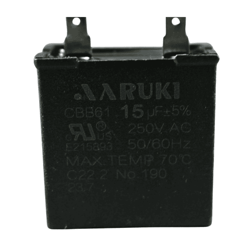 Capacitor de Arranque Cuadrado para Kit Mabe Capacitancia(UF) 15 Voltaje 250 HZ 50/60 CAARMB015i ERO Capacitor de Arranque Cuadrado para Kit Mabe Capacitancia(UF) 15 Voltaje 250 HZ 50/60 CAARMB015i ERO