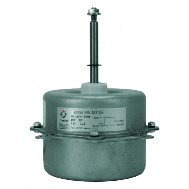 Motor Para Minisplit, Condensador 1.5 Tonelada, 220V, 60Hz, 45W, 0.5A, Capacitor 3Mf 450V Motor Para Minisplit, Condensador 1.5 Tonelada, 220V, 60Hz, 45W, 0.5A, Capacitor 3Mf 450V