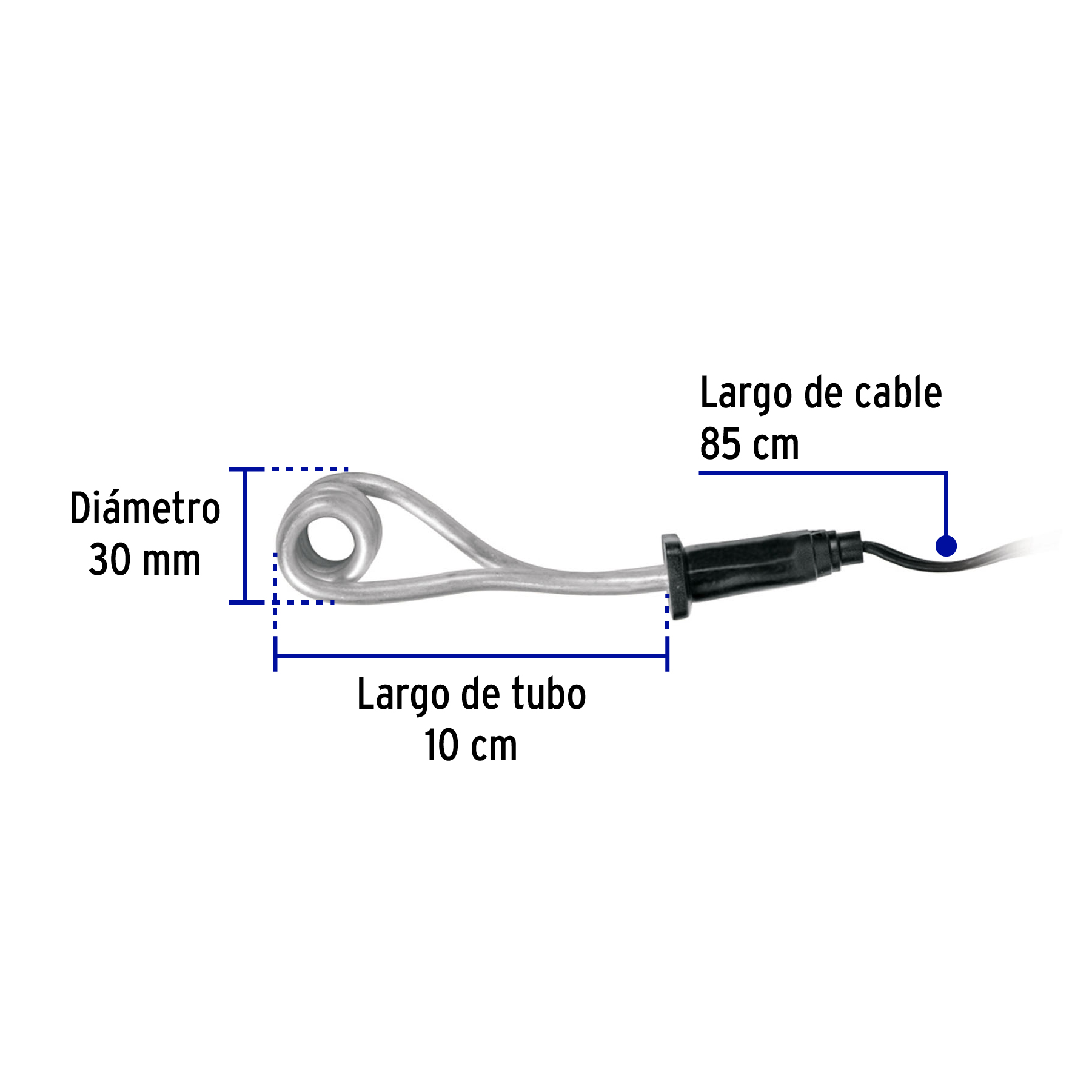 Calentador de inmersión para agua #1, 400W, 8 L Volteck - CAGU-1 / 46303 Calentador de inmersión para agua #1, 400W, 8 L Volteck - CAGU-1 / 46303
