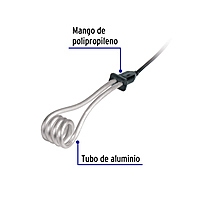 Calentador de inmersión para agua #4, 750W, 15 L Volteck - CAGU-4 / 46306 Calentador de inmersión para agua #4, 750W, 15 L Volteck - CAGU-4 / 46306