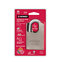 Candado de acero, máxima seguridad, 50mm, llave anti-ganzúa - CAI-50A / 43334 Candado de acero, máxima seguridad, 50mm, llave anti-ganzúa - CAI-50A / 43334