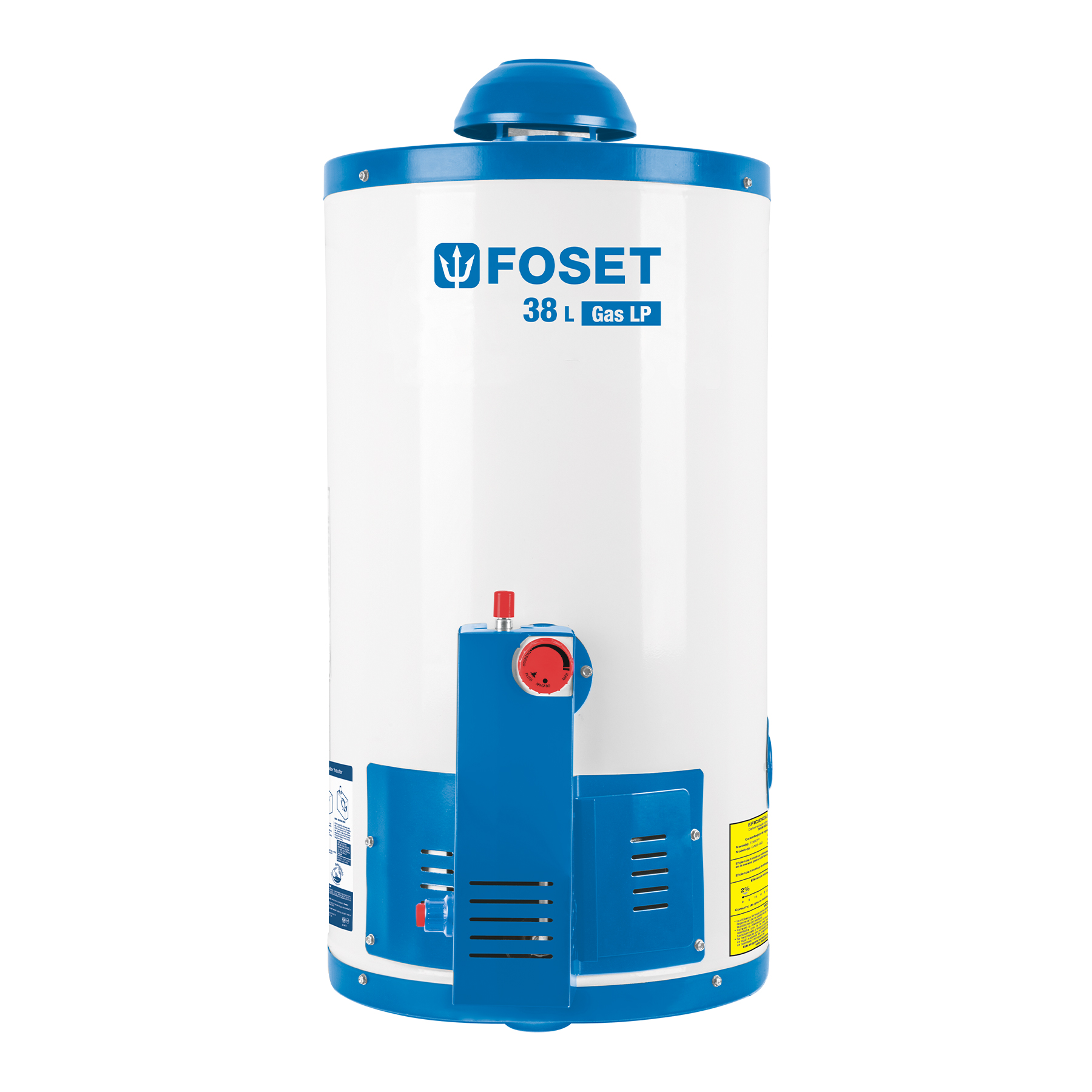 CALE-38D-N Calentador de Deposito, 38L, gas natural, 1 servicio Foset