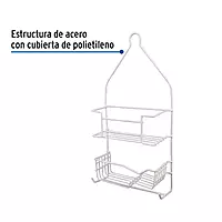 Canastilla para regadera, doble,rectangular - CAN-2RE / 49975 Canastilla para regadera, doble,rectangular - CAN-2RE / 49975