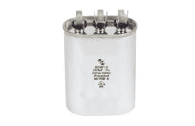 Capacitor Doble 55/7.5 Mf 370Vac Ovalado - Se551-O Capacitor Doble 55/7.5 Mf 370Vac Ovalado - Se551-O