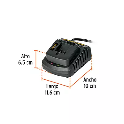 Cargador de baterías de ion litio 20V, PRETUL, 29025 - CAR-20P2