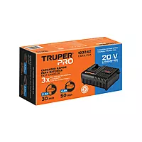 Cargador rápido de baterías de ion litio 20V, TRUPER PRO, 103242 - CARA-20A Cargador rápido de baterías de ion litio 20V, TRUPER PRO, 103242 - CARA-20A