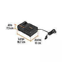 Cargador rápido de baterías de ion litio 20V, TRUPER PRO, 103242 - CARA-20A Cargador rápido de baterías de ion litio 20V, TRUPER PRO, 103242 - CARA-20A