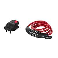 Candado de cable con combinación, 8 mm X 1.0 m - CB-8C / 43924 Candado de cable con combinación, 8 mm X 1.0 m - CB-8C / 43924