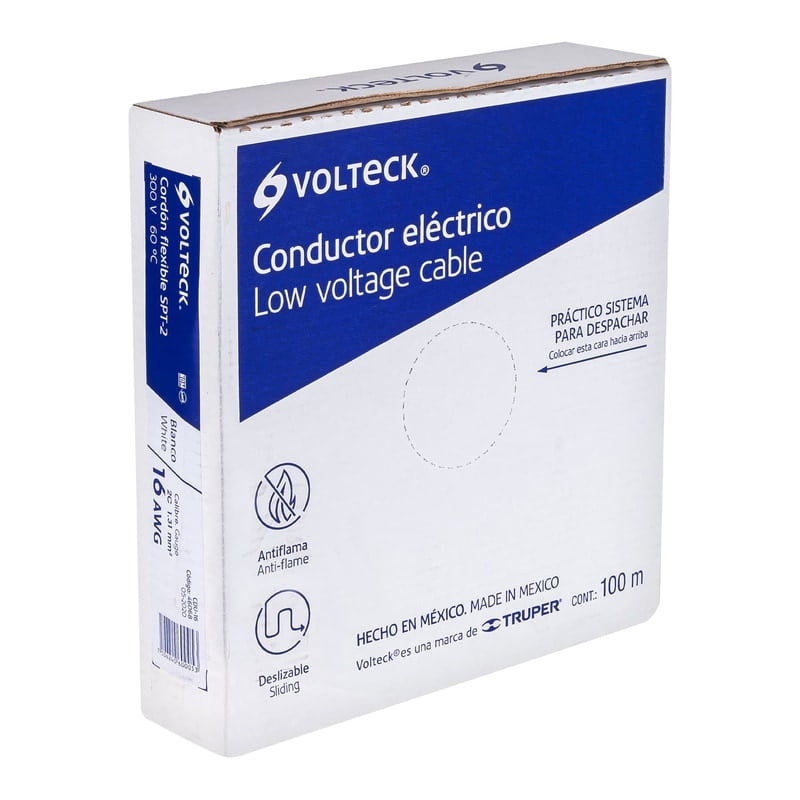caja-con-100-m-de-cordón-dúplex-flexible-spt-16-awg-volteck-cdu-16-46068 caja-con-100-m-de-cordón-dúplex-flexible-spt-16-awg-volteck-cdu-16-46068
