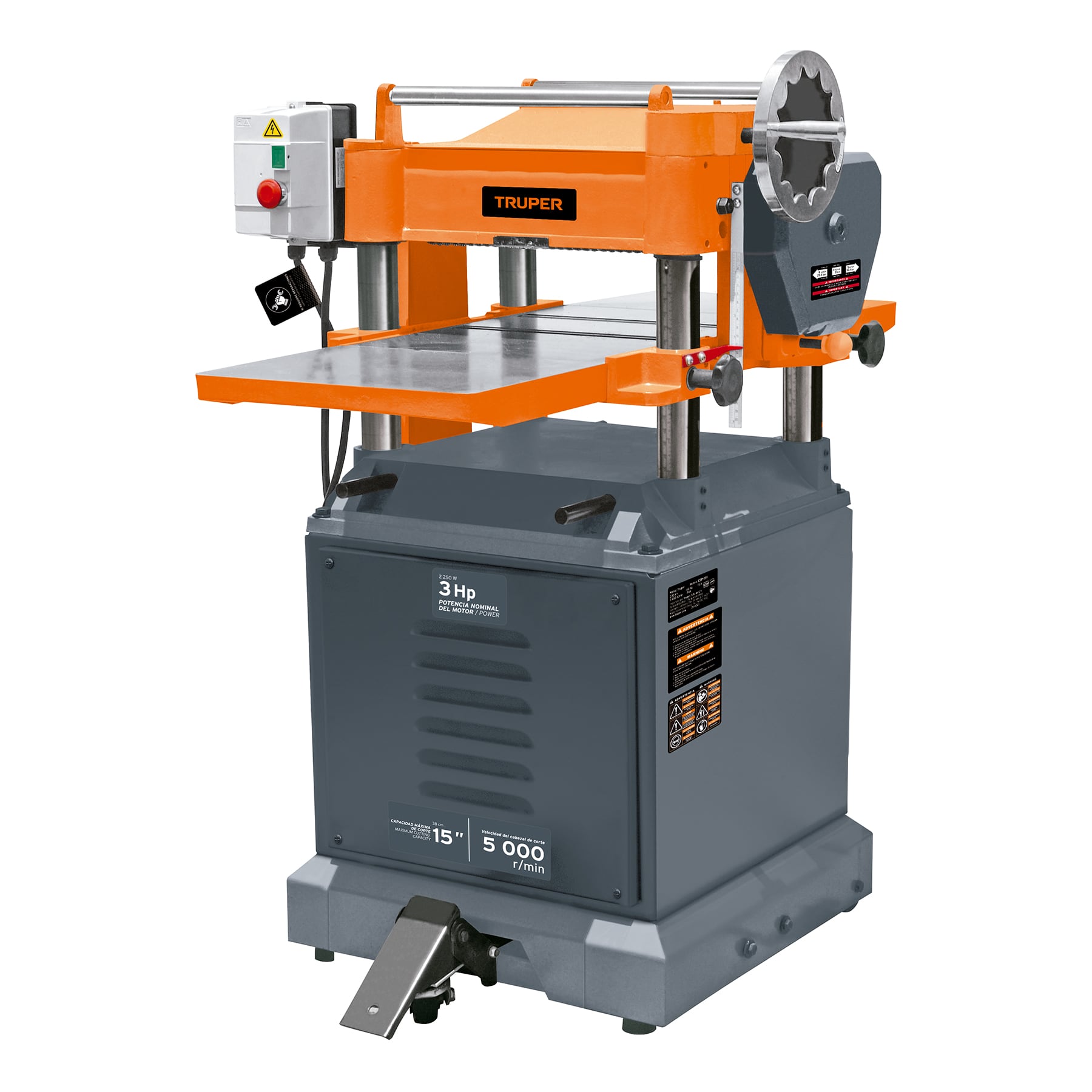 CEP-15X-2 Cepillo de piso 15', 2-1/2 HP Truper