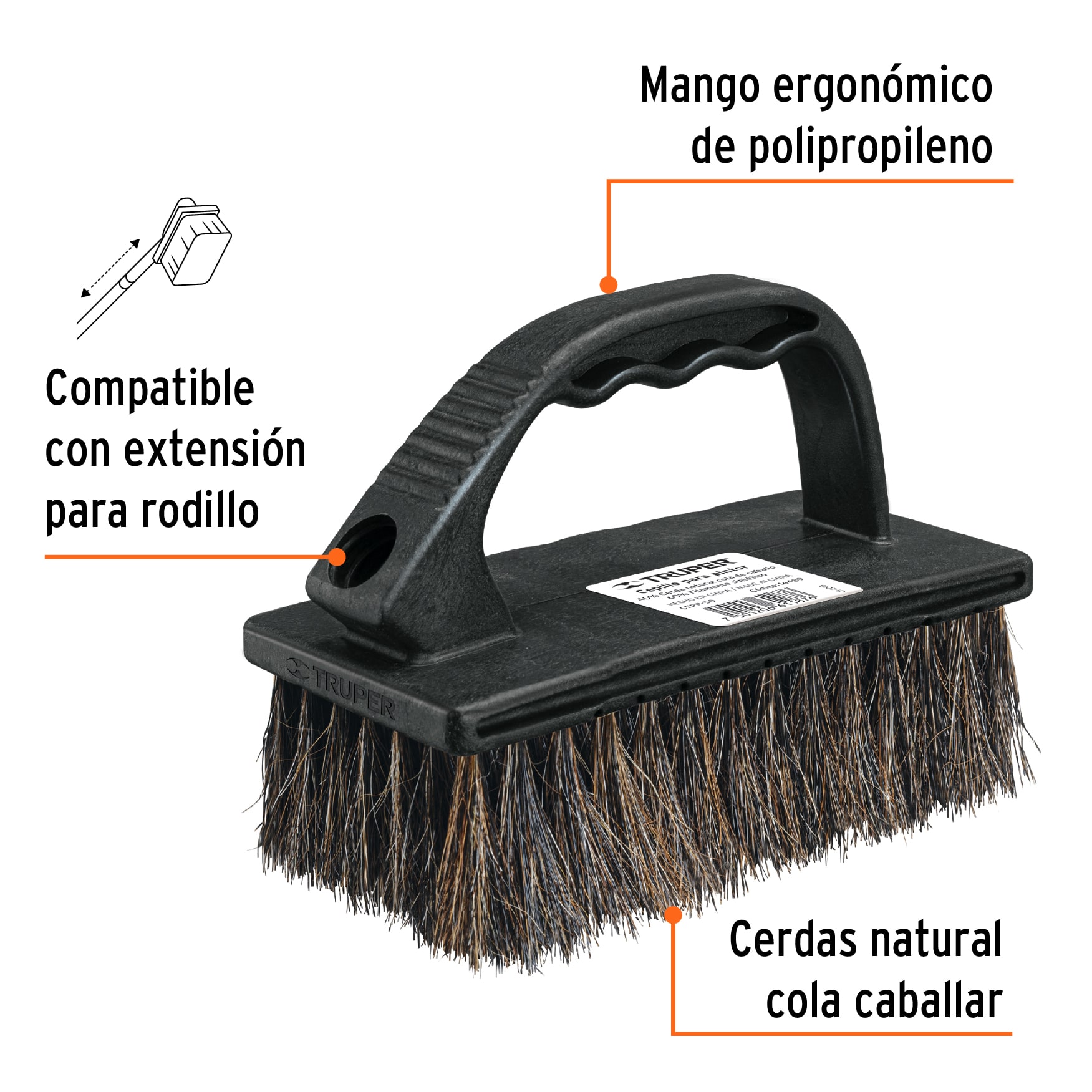 Cepillo para pintor, cerda natural y sintética - CEPP-50 / 14489 Cepillo para pintor, cerda natural y sintética - CEPP-50 / 14489