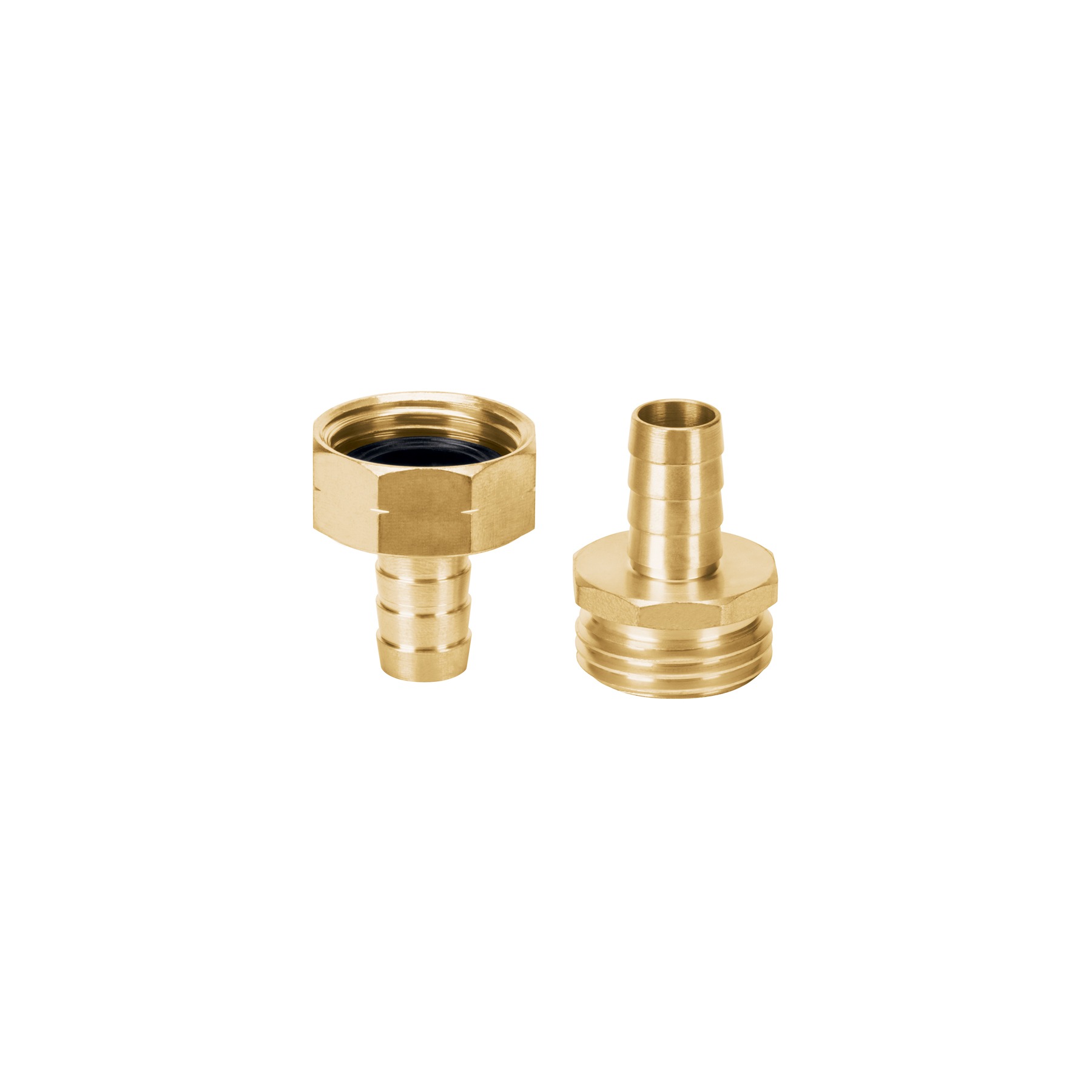 Conectores macho y hembra 1/2', de latón - CFM-1/2B / 12704