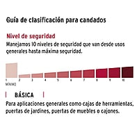 Candado de hierro, color laton, 25mm, largo, caja, Basic - CH-25PL / 27069 Candado de hierro, color laton, 25mm, largo, caja, Basic - CH-25PL / 27069