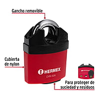Candado de hierro, 50mm, llave anti-ganzúa, blister - CHN-50A / 43340 Candado de hierro, 50mm, llave anti-ganzúa, blister - CHN-50A / 43340