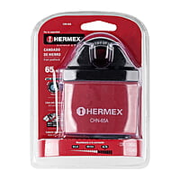 Candado de hierro, 65mm, llave anti-ganzúa, blister - CHN-65A / 43341 Candado de hierro, 65mm, llave anti-ganzúa, blister - CHN-65A / 43341