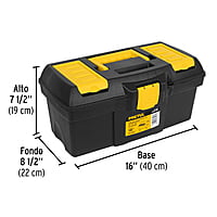 Caja plástica 16' con compartimentos, Pretul - CHP-16CP / 20603 Caja plástica 16' con compartimentos, Pretul - CHP-16CP / 20603