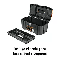 Caja para herramienta 17' c/compartimentos,broches metálicos, 102434 - CHP-17XC