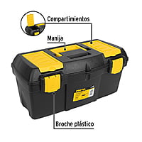 Caja plástica 19' con compartimentos, Pretul - CHP-19CP / 20604 Caja plástica 19' con compartimentos, Pretul - CHP-19CP / 20604