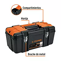 Caja para herramienta 20' c/compartimentos,broches metálicos, 102435 - CHP-20XC Caja para herramienta 20' c/compartimentos,broches metálicos, 102435 - CHP-20XC