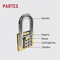 Blíster con 2 candados de latón de 20mm, Hermex Basic - CL-20P / 23513 Blíster con 2 candados de latón de 20mm, Hermex Basic - CL-20P / 23513