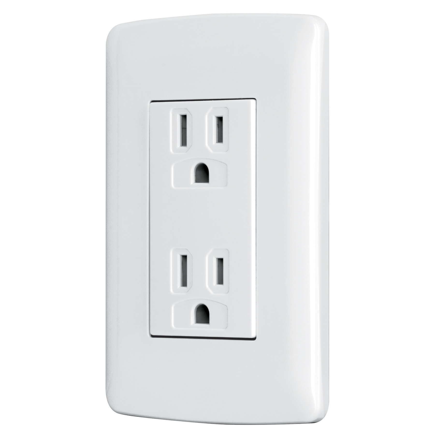 Contacto dúplex aterrizado, color blanco, línea Italiana - CODO-IB / 48130 Contacto dúplex aterrizado, color blanco, línea Italiana - CODO-IB / 48130