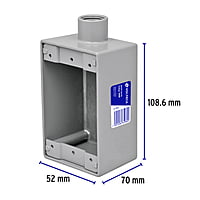 Condulet 3/4' conexión tipo FS, Volteck - COLET-3/4-FS / 46986 Condulet 3/4' conexión tipo FS, Volteck - COLET-3/4-FS / 46986