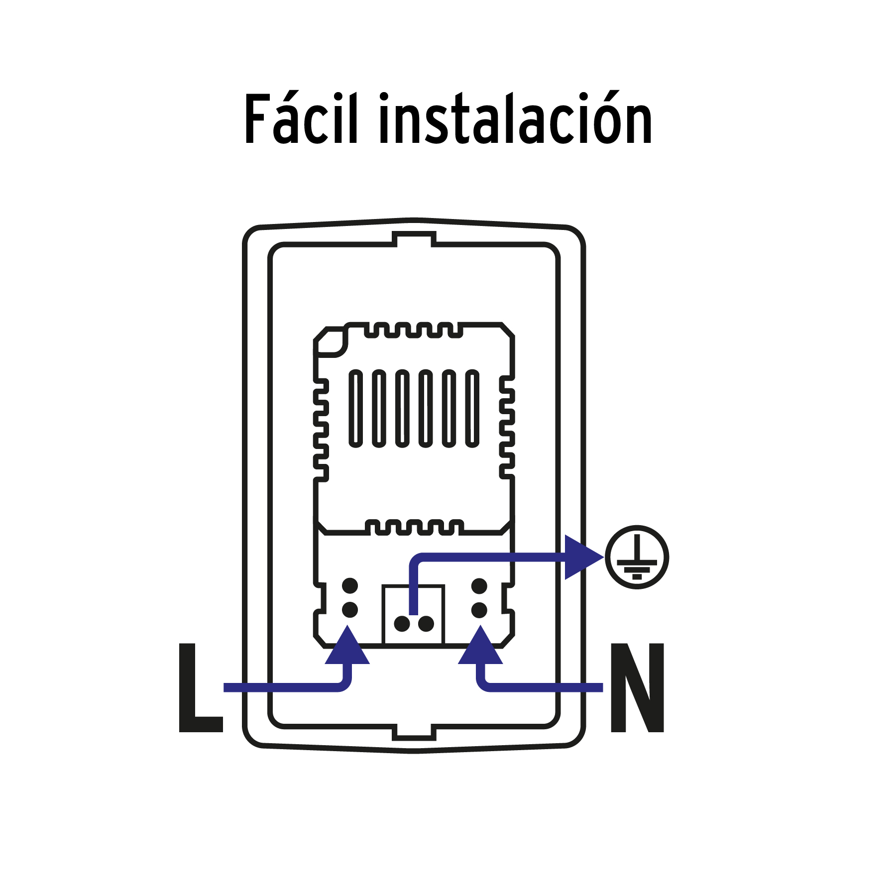Contacto aterrizado + 2 puertos USB, blanco, línea Italiana - COUSB-IB / 48065 Contacto aterrizado + 2 puertos USB, blanco, línea Italiana - COUSB-IB / 48065