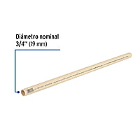 Tubo de 3 m de CPVC de 3/4' hidráulico RD 13.5, Hidroflow - CPVC-002 / 45043 Tubo de 3 m de CPVC de 3/4' hidráulico RD 13.5, Hidroflow - CPVC-002 / 45043