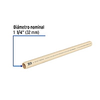 Tubo de 3 m de CPVC de 1-1/4' hidráulico RD 11, Hidroflow - CPVC-004 / 45560 Tubo de 3 m de CPVC de 1-1/4' hidráulico RD 11, Hidroflow - CPVC-004 / 45560