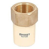 Adaptador hembra de CPVC con inserto metálico 1/2' - CPVC-641 / 45107 Adaptador hembra de CPVC con inserto metálico 1/2' - CPVC-641 / 45107