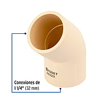 Codo 45° CPVC 1-1/4' - CPVC-864 / 48929 Codo 45° CPVC 1-1/4' - CPVC-864 / 48929