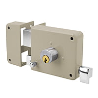 Cerradura de sobreponer, clásica, instala-fácil, izquierda - CS-75I / 43575 Cerradura de sobreponer, clásica, instala-fácil, izquierda - CS-75I / 43575