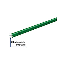 Tubo de 4 m de PPR de 1/2' hidráulico, Termoflow - CV-001 / 49897 Tubo de 4 m de PPR de 1/2' hidráulico, Termoflow - CV-001 / 49897