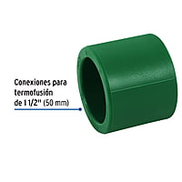 Cople de PPR, 1-1/2', 50mm - CV-265 / 45448 Cople de PPR, 1-1/2', 50mm - CV-265 / 45448