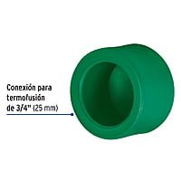 Tapón de PPR, 3/4', 25mm - CV-362 / 49874 Tapón de PPR, 3/4', 25mm - CV-362 / 49874