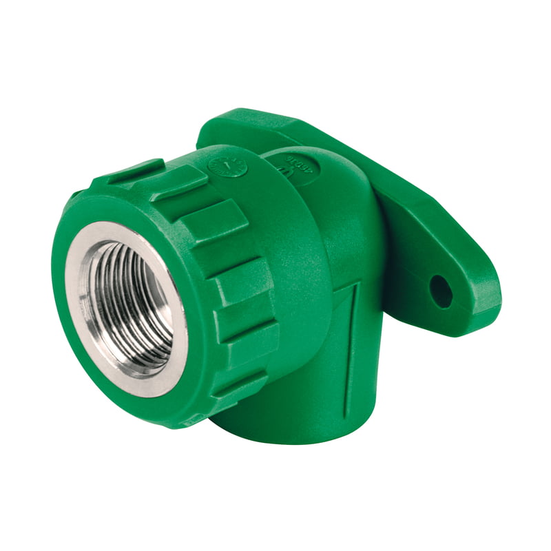 Codo oreja 90° de PPR, 1/2', hembra con inserto - CV-581 / 46036 Codo oreja 90° de PPR, 1/2', hembra con inserto - CV-581 / 46036