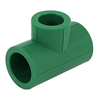 Tee de PPR reducida, 3/4'x3/4'x1/2', 25x25x20mm - CV-722 / 49844 Tee de PPR reducida, 3/4'x3/4'x1/2', 25x25x20mm - CV-722 / 49844