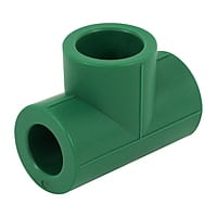 Tee de PPR reducida, 3/4'x1/2'x3/4', 25x20x25mm - CV-723 / 49845 Tee de PPR reducida, 3/4'x1/2'x3/4', 25x20x25mm - CV-723 / 49845
