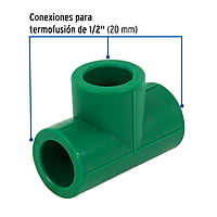 Tee de PPR sencilla , 1/2', 20mm - CV-761 / 49832 Tee de PPR sencilla , 1/2', 20mm - CV-761 / 49832