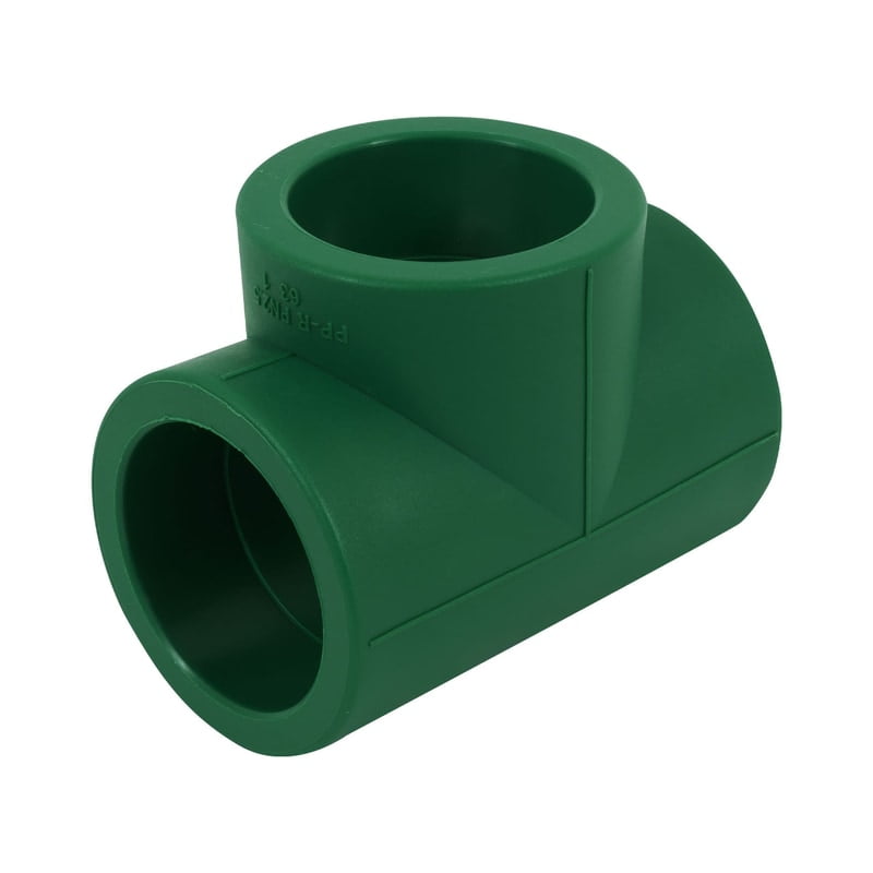 Tee de PPR sencilla, 2', 63mm - CV-766 / 45467 Tee de PPR sencilla, 2', 63mm - CV-766 / 45467