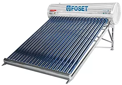 CALE-20S Calentador de agua solar 240 Litros 6 o 7 personas Foset