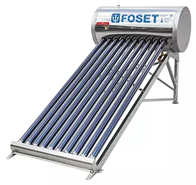 CALE-10S Calentador de agua solar 130 Litros 2 o 3 personas Foset