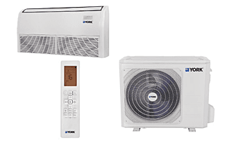 Set Minisplit Piso Techo York Inverter Solo Frio 18 MBH 20 SEER 220/1/60 - YFJE18BZTMCMORX