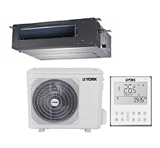 Set Minisplit YORK Fan & Coil Inverter 4 Ton. 220/1/60 15 SEER Solo Frio - YEJE48BZTMCMOWX