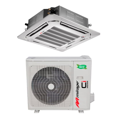 Set Equipo Cassette Inverter Mirage Frio Calor 4.5 Toneladas, CI Magnum R-410A 220-1-60 SETCLC541N-EFC541N Set Equipo Cassette Inverter Mirage Frio Calor 4.5 Toneladas, CI Magnum R-410A 220-1-60 SETCLC541N-EFC541N
