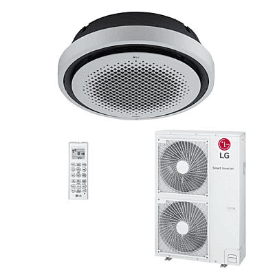 Condensadora Tipo Cassette Redondo, Inverter LG 60K BTU 220V Frio/Calor