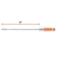 Desarmador plano, barra cuadrada, mango acetato, 1/4 x 9' - DC-1/4X9 / 14098 Desarmador plano, barra cuadrada, mango acetato, 1/4 x 9' - DC-1/4X9 / 14098