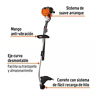 Desbrozadora a gasolina 26 cc mango 'D', 17' de corte - DES-26C / 12496 Desbrozadora a gasolina 26 cc mango 'D', 17' de corte - DES-26C / 12496
