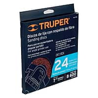 Disco de lija de 7' con respaldo de fibra, grano 24 - DILF-724 / 100129 Disco de lija de 7' con respaldo de fibra, grano 24 - DILF-724 / 100129