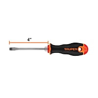 Desarmador plano 1/4x4' mango comfort grip - DR-1/4X4B / 13998 Desarmador plano 1/4x4' mango comfort grip - DR-1/4X4B / 13998